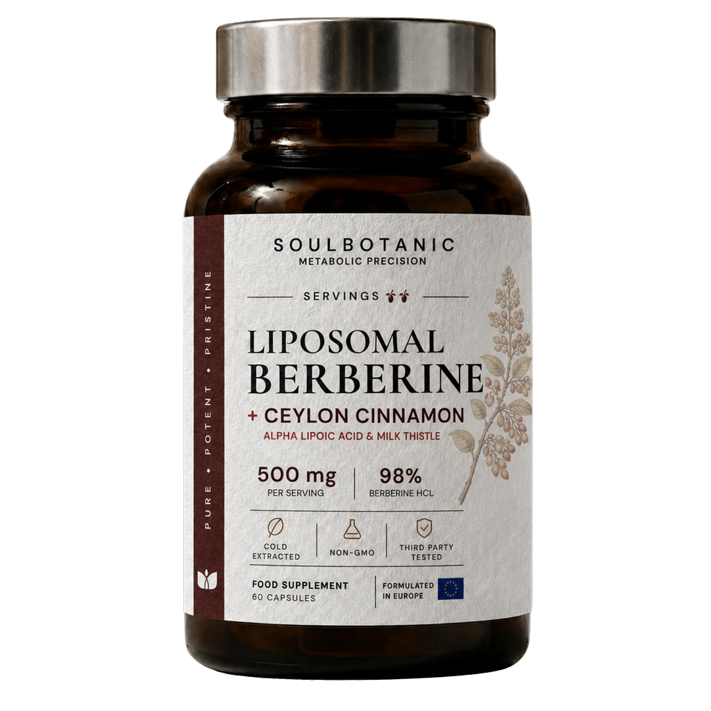 SoulBotanic Liposomal Berberine bottle