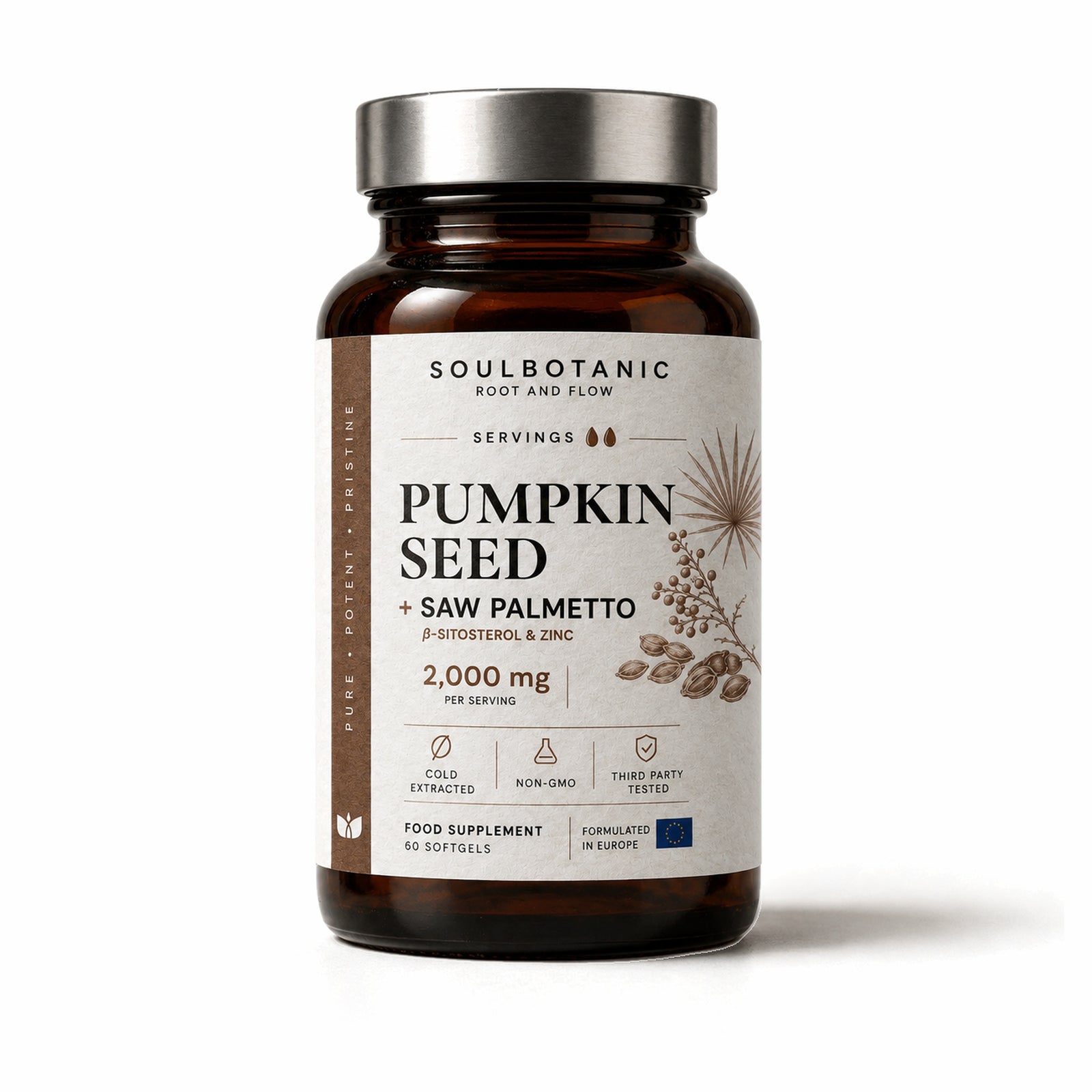 Pumpkin Seed Oil + Saw Palmetto Oil